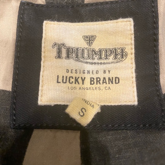 Triumph casual motorcycle jacket size adult small - Picture 3 of 8